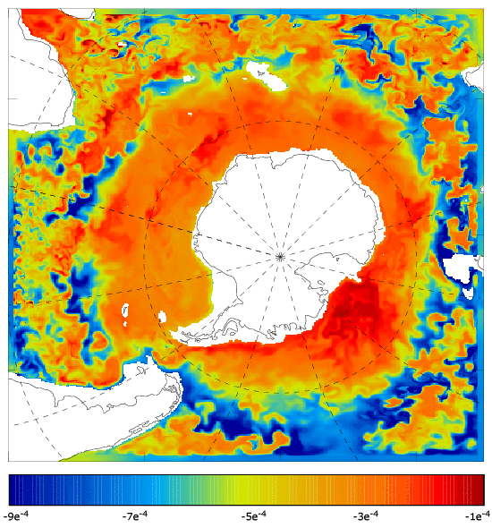 FOAM salinity at 995.5 m for 01 October 2007