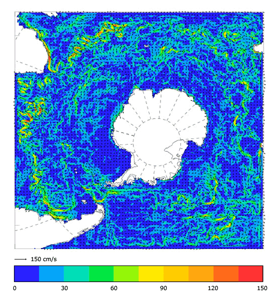 FOAM velocity at 5 m for 01 October 2005