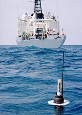 Argo float shortly after deployment