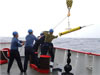 An APEX float deployed during an AMT (Atlantic Meridional Transect) cruise in 2010.