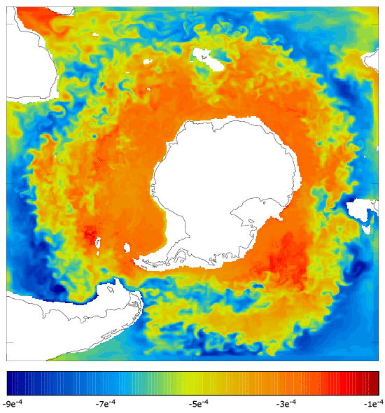 FOAM salinity at 995.5 m for 01 March 2005