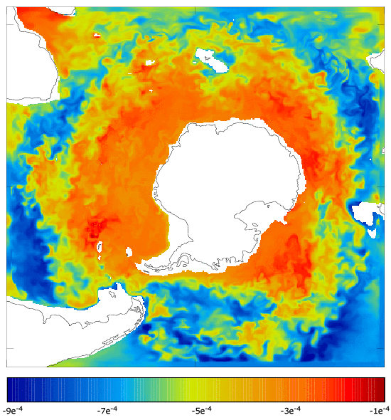 FOAM salinity at 995.5 m for 01 June 2005