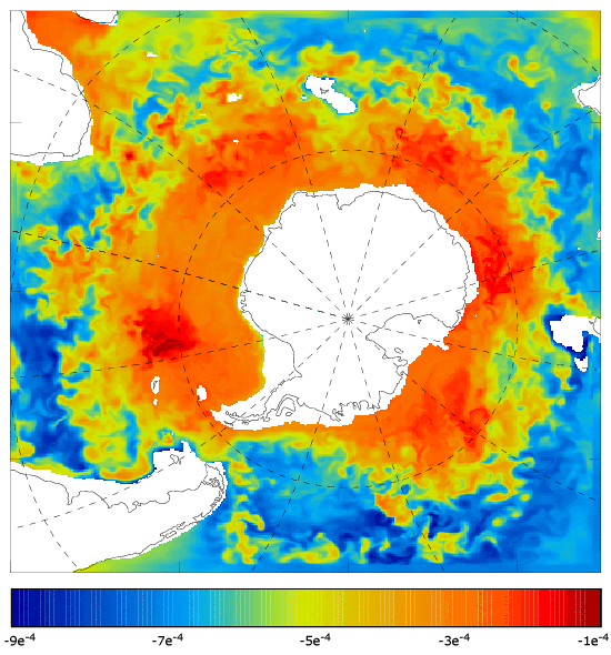 FOAM salinity at 995.5 m for 01 October 2005