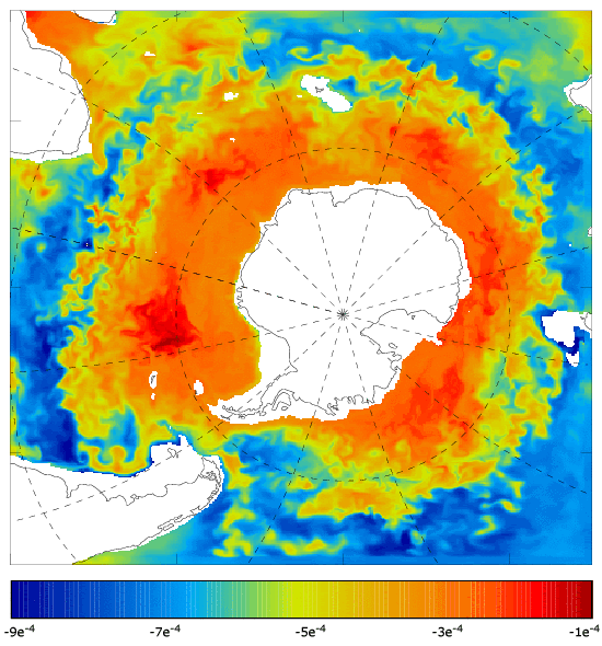 FOAM salinity at 995.5 m for 01 December 2005