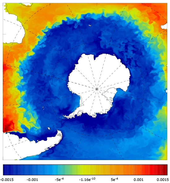 FOAM salinity at 5 m for 01 March 2006