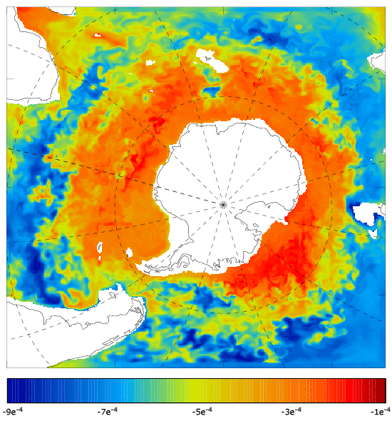 FOAM salinity at 995.5 m for 01 April 2006