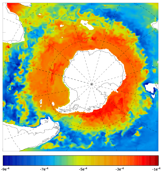 FOAM salinity at 995.5 m for 01 October 2006