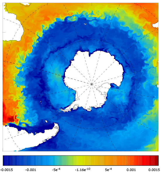 FOAM salinity at 5 m for 01 November 2006