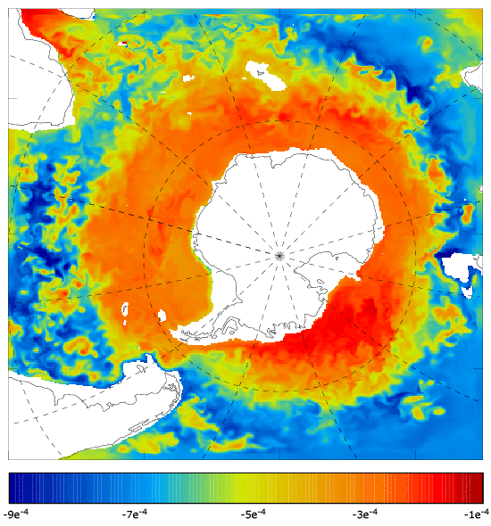 FOAM salinity at 995.5 m for 01 December 2006