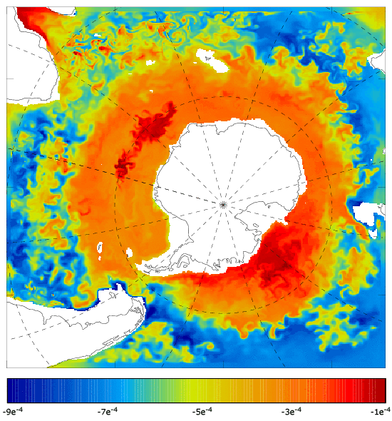 FOAM salinity at 995.5 m for 01 April 2007