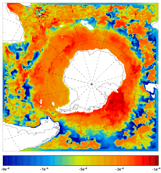 FOAM salinity at 995.5 m for 01 November 2007