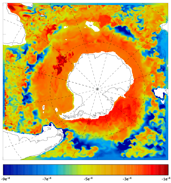 FOAM salinity at 995.5 m for 01 February 2008