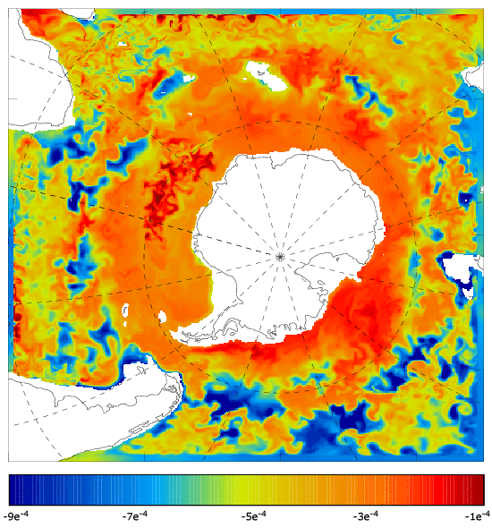 FOAM salinity at 995.5 m for 01 April 2008