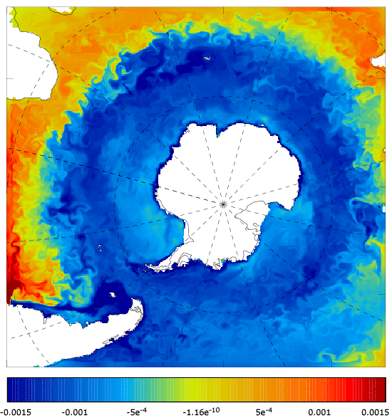 FOAM salinity at 5 m for 01 June 2008