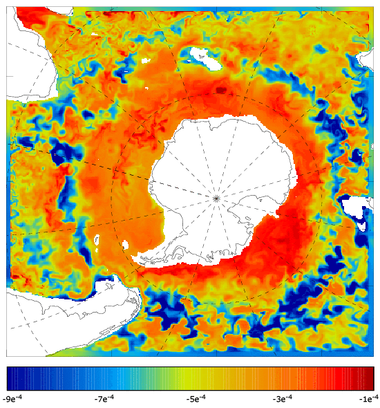 FOAM salinity at 995.5 m for 01 July 2008