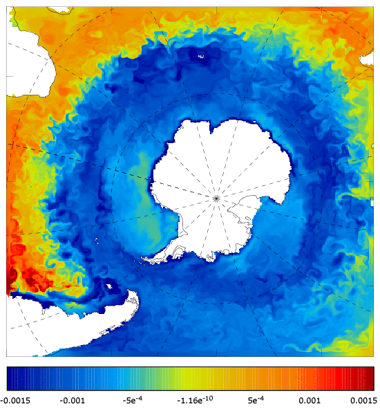 FOAM salinity at 5 m for 01 August 2008