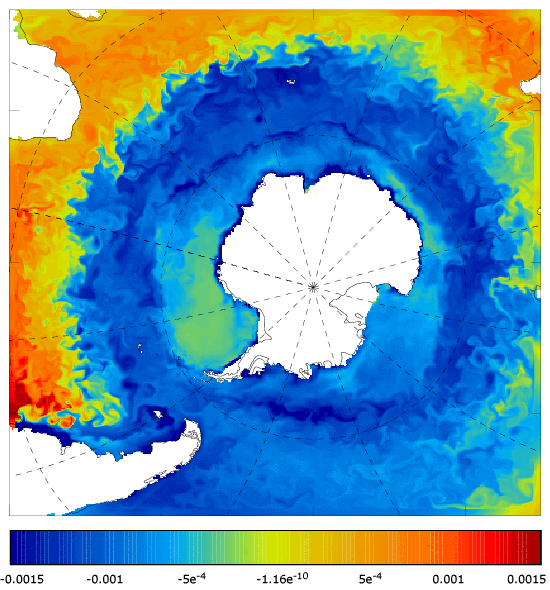 FOAM salinity at 5 m for 01 September 2008