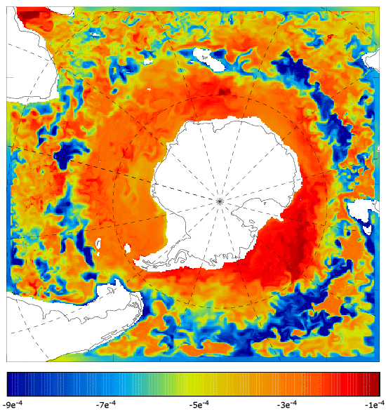 FOAM salinity at 995.5 m for 01 October 2008