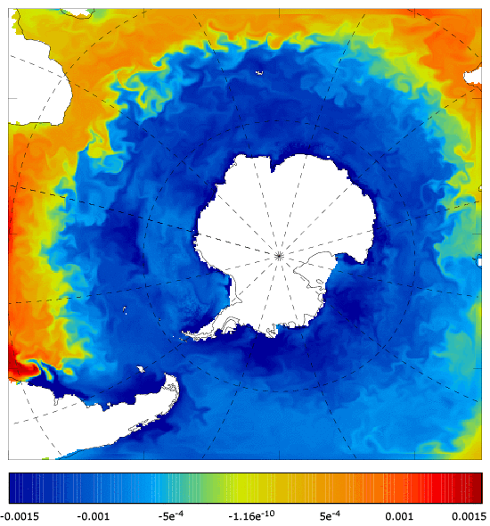 FOAM salinity at 5 m for 01 February 2009