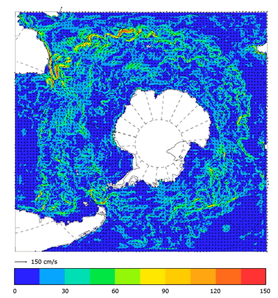 FOAM velocity at 5 m for 01 August 2004