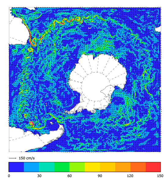 FOAM velocity at 5 m for 01 November 2004