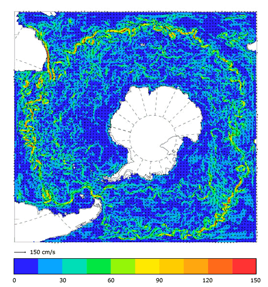 FOAM velocity at 5 m for 01 April 2005