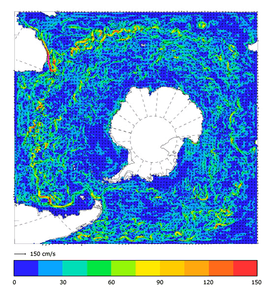 FOAM velocity at 5 m for 01 April 2006