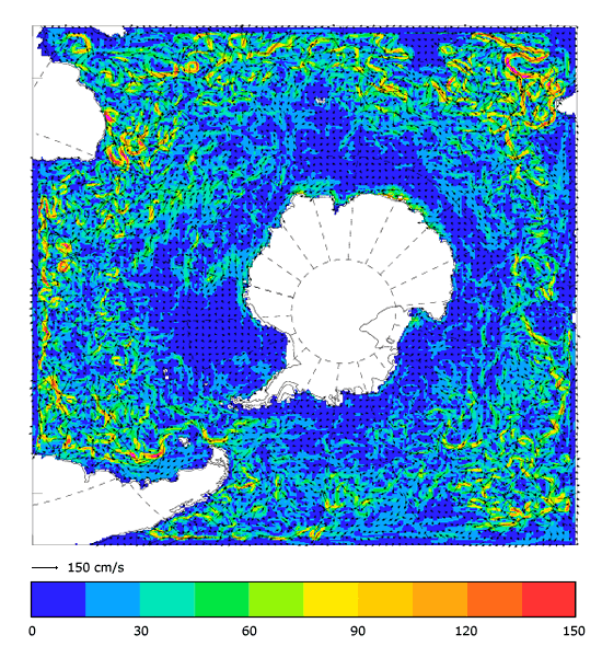 FOAM velocity at 5 m for 01 June 2007