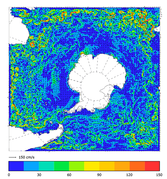 FOAM velocity at 5 m for 01 July 2007