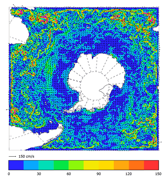 FOAM velocity at 5 m for 01 October 2007