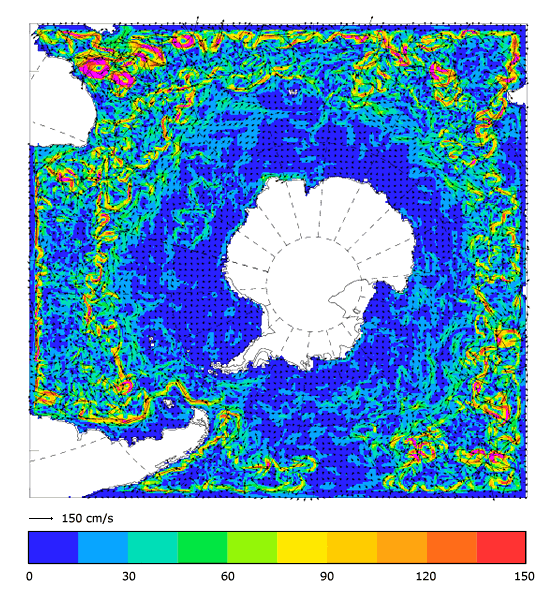 FOAM velocity at 5 m for 01 February 2008