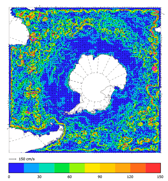 FOAM velocity at 5 m for 01 May 2008