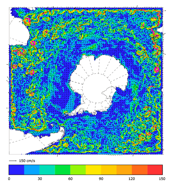 FOAM velocity at 5 m for 01 August 2008