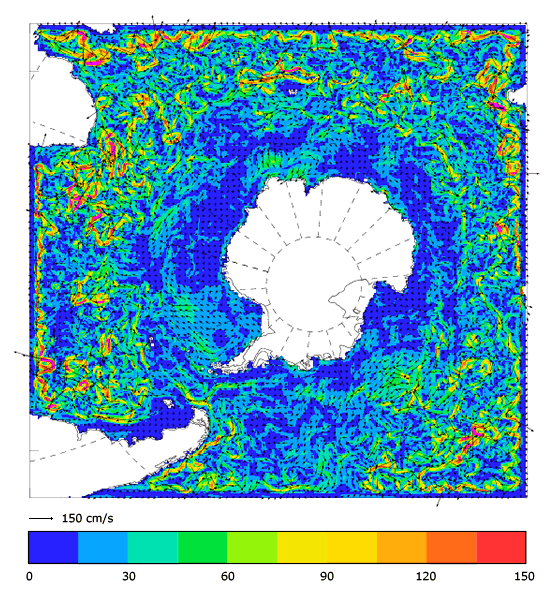 FOAM velocity at 5 m for 01 October 2008