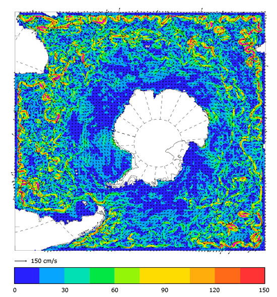 FOAM velocity at 5 m for 01 November 2008